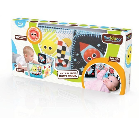 Yookidoo Dwustronna Muzyczna Książeczka Ze Światełkami