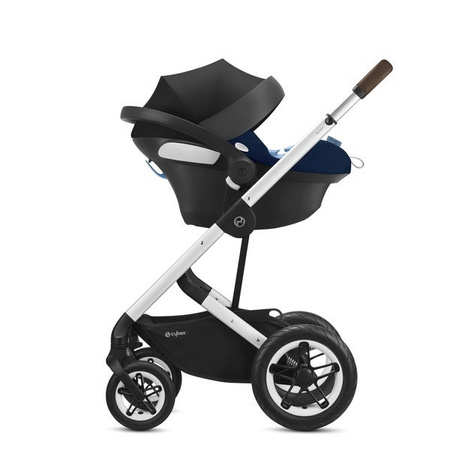 Cybex Talos S Lux Wózek Spacerowy Czarna Rama Deep Black