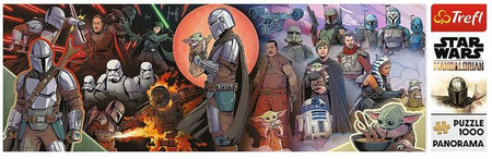 Trefl Star Wars Przygody Mandaloriana Puzzle 1000 Elementów Panorama