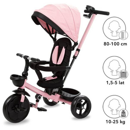 Kidwell Axel Rowerek Trójkołowy Charmy Pink