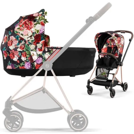 Cybex Mios 3.0 Wózek Głęboko-Spacerowy Spring Blossom Dark