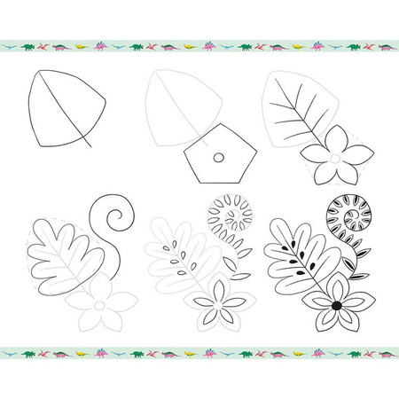 Janod Zestaw kreatywny Rysowanie krok po kroku Dinozaury 20 rysunków 7+