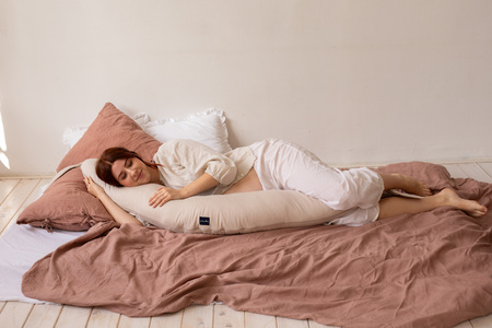 Puuki Nest Poduszka Ciążowa Uniwersalna Latte