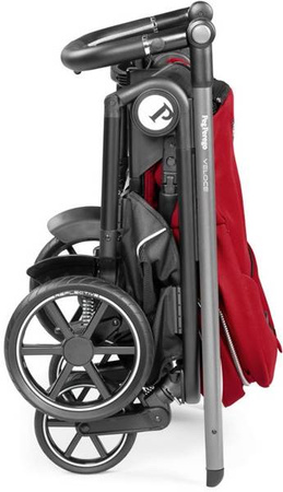 PegPerego Veloce Wózek Głęboko-Spacerowy Red Shine