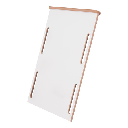 GUGI Bujak Montessori XL Drewniany z Ścianką Wspinaczkową / Zjeżdżalnią + Poduszka Beżowa