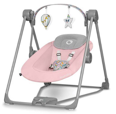 Lionelo Otto Huśtawka Bujaczek Leżaczek Pink Baby