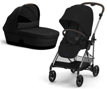 Cybex Melio Wózek Głęboko-Spacerowy Magic Black