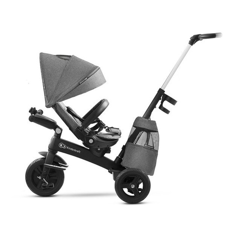 Kinderkraft Easytwist Rowerek trójkołowy Platinum Grey