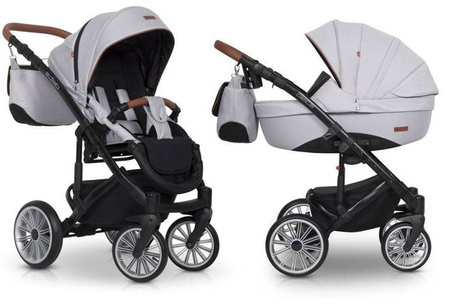 Euro-Cart Delta Wózek Głęboko-Spacerowy 2w1 Grey Fox