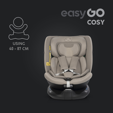 Easy Go Cosy Fotelik Samochodowy 0-36 kg Taupe