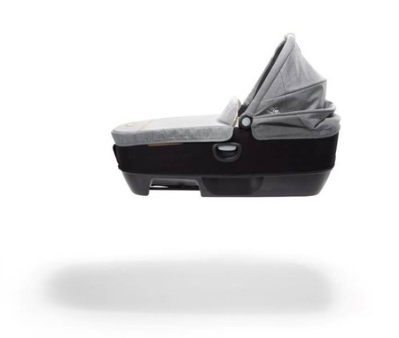 Joie Signature Calmi R129 Gondola z Możliwością Montażu W Samochodzie Carbon + Joie i-Base Encore Baza Obrotowa