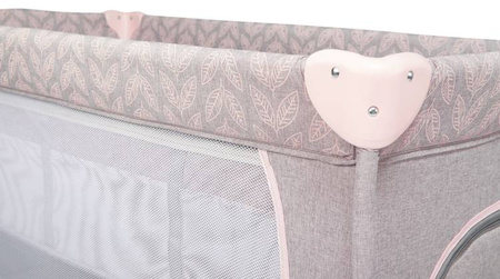 Skiddou Lunar+ Łóżeczko Turystyczne 3w1 Keep Pink