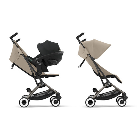 Cybex Libelle 2.0 Wózek Spacerowy Rama Taupe Almond Beige