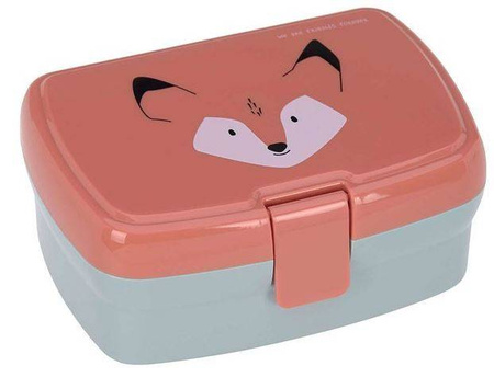 Lassig Zestaw na Lunch Lunchbox + Tritanowa Butelka - Bidon 460 ml About Friends Lis