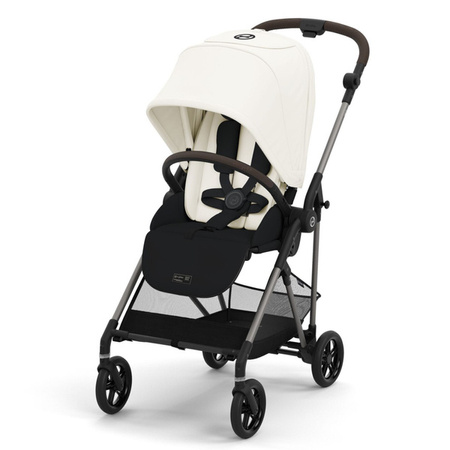 Cybex Melio Wózek Głęboko-Spacerowy Canvas White