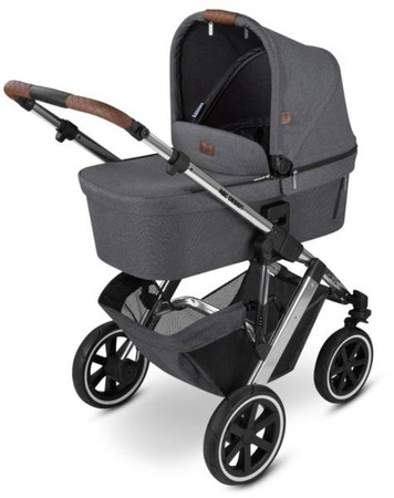 ABC Design Salsa 4 Air Wózek Głęboko-spacerowy 2w1 + akcesoria 2023 Asphalt