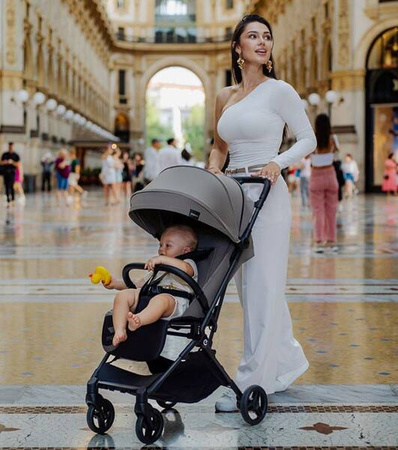 Espiro Pop Wózek Spacerowy 10 Black Lucerice