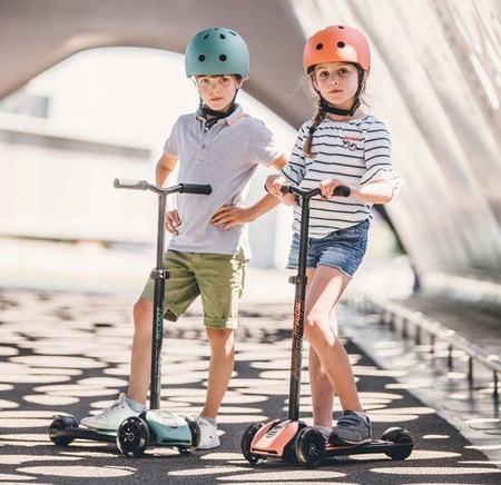 Scootandride Highwaykick 5 LED Hulajnoga Składana Ze Świecącymi Kółkami 5+ Ash