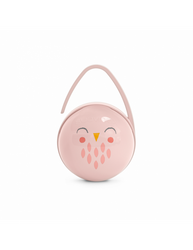 Suavinex Podwójne Etui Na Smoczki Bonhomia Sowa Różowa