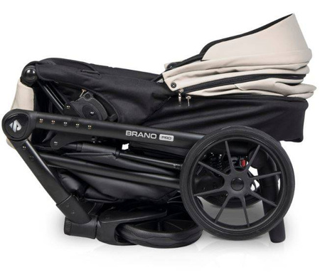 Riko Brano Pro Wózek Głęboko-Spacerowy 2w1 Sand