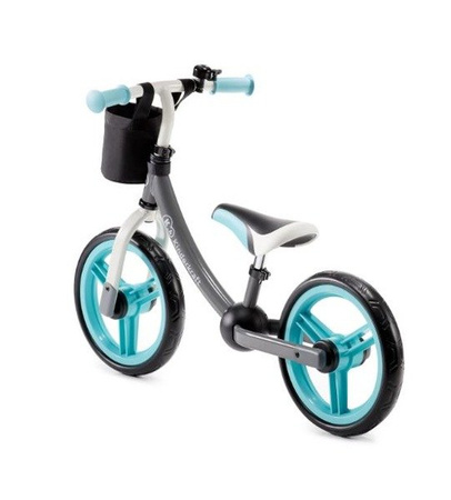 KinderKraft Rowerek Biegowy 2Way Next z Akcesoriami Turquise