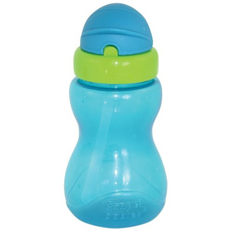 Canpol Babies Bidon ze Składaną Rurką Silikonową 270ml Niebieski