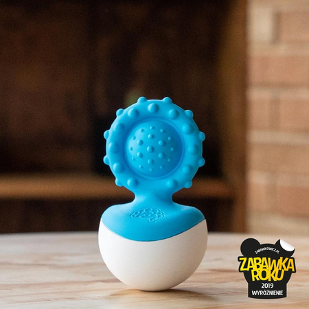 Fat Brain Toy Dimpl Bąbelki Gryzak Wańka Wstańka Niebieska