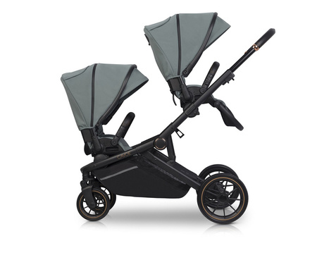 Cavoe Avec 2024 Wózek Spacerowy Bliźniaczy Boho Green