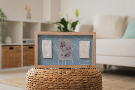 Petit Artichaut Ramka Na Dwa Odciski I Zdjęcie Fale