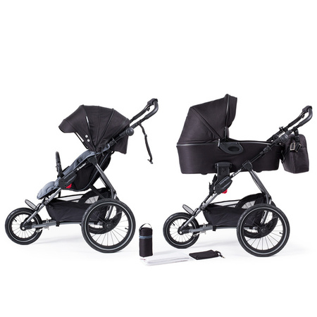 X-Lander X-Run Wózek Głęboko-Spacerowy z Torbą Evening Grey