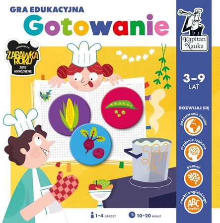 Kapitan Nauka Gotowanie Gra Edukacyjna 3-9 Lat