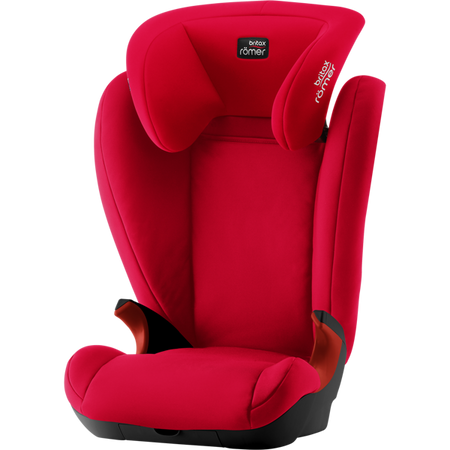 Britax Romer Kid II Fotelik Samochodowy 15-36kg Fire Red - Czarna Skorupa