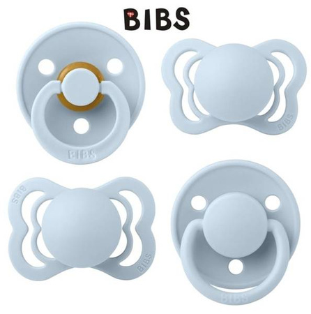 Bibs Try-It Pack Zestaw Prezentowy Smoczków Niemowlęcych 0-6m 4szt. Blue