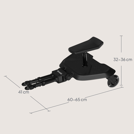 Lionelo Buggy Board Dostawka do Wózka Black