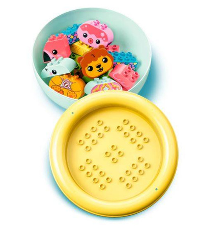 Lego Duplo Klocki Zabawa w Kąpieli: Pływająca Wyspa ze Zwierzątkami 10966