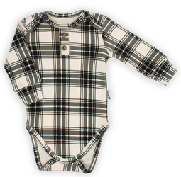 Nicol Body Bawełna Długi Rękaw Dla Chłopca w Kratkę Rozmiar 56