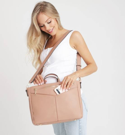 Torba Organizer Elen Lux Dutsy Pink/Gold Joissy