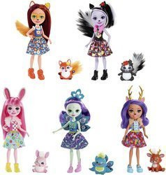 Barbie ENCH lalka + zwierzątko DVH87/8