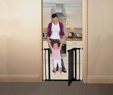Dreambaby Bramka Bezpieczeństwa Dla Dzieci Liberty - Czarna Wysokość 76cm