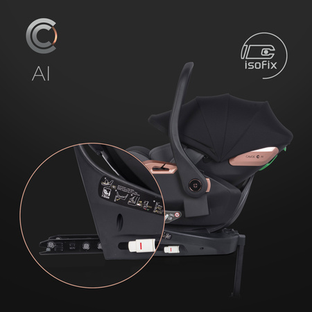 Cavoe AI Fotelik Samochodowy 0-13 Kg Shadow