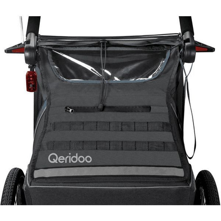 Qeridoo Kidgoo1 Przyczepka Rowerowa Navy Blue