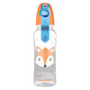 Canpol babies Butelka standardowa 250 ml CUTE ANIMALS pomarańczowa