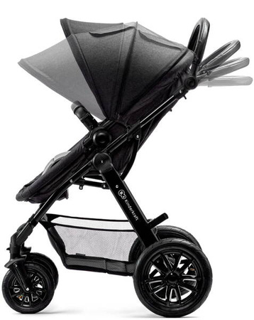 KinderKraft Moov Wózek Głęboko-Spacerowy 3w1 Black