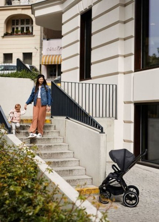 Muuvo Quick 2.0 Wózek Spacerowy Black Chrome Anthracite