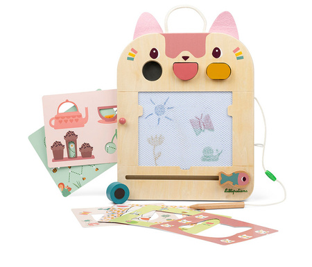 Lilliputiens Drewniana tablica – znikopis Kotka Jeanne 18m+