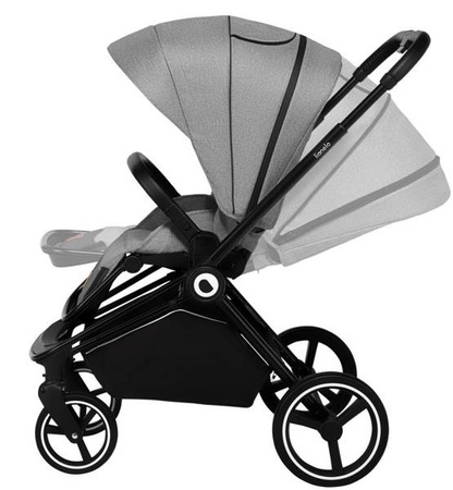 Lionelo Mika Wózek Głęboko-Spacerowy + Fotelik Samochodowy 0-13 kg 3w1 Grey Stone