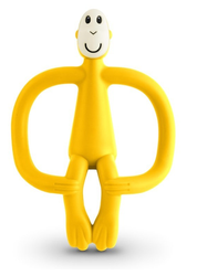 Matchstick Monkey Gryzak Masujący ze Szczoteczką Yellow