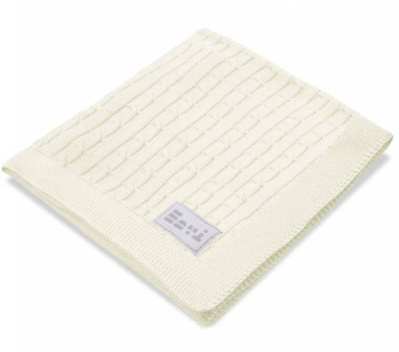 Eevi Kocyk Bawełna Warkocz Limonka