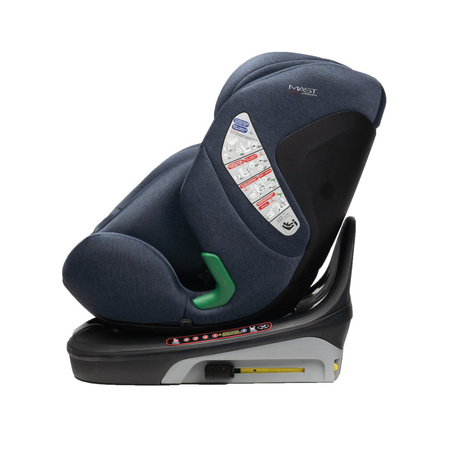 Mast Swiss Design M.Rox Obrotowy Fotelik Samochodowy Blueberry