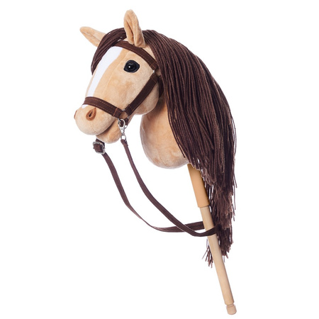 Hoppihorse Koń na Kiju Hobby Horse A4 Beżowy 64cm
